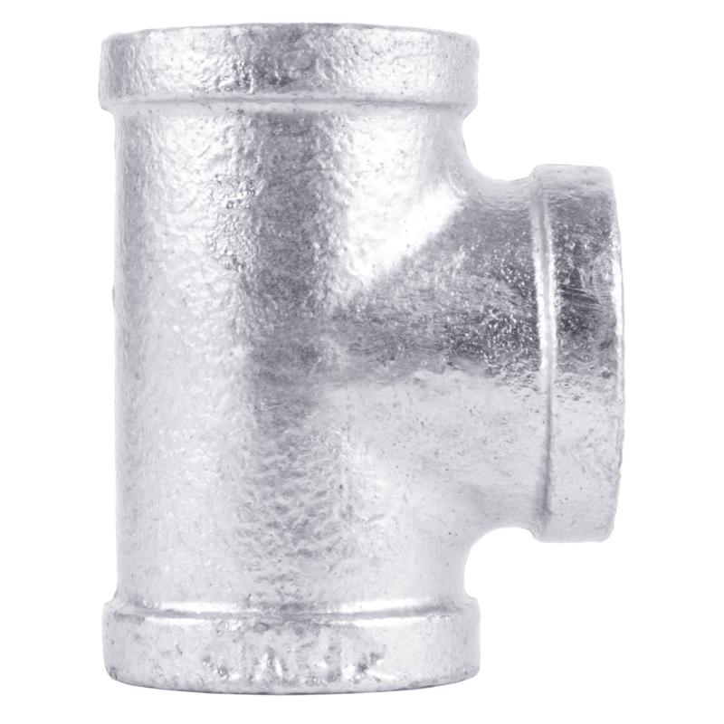 B & K - STZ Industries 3/8 in. FIP each X 3/8 in. D FIP 3/8 in. D FIP Galvanized Malleable Iron Tee - Case of 5