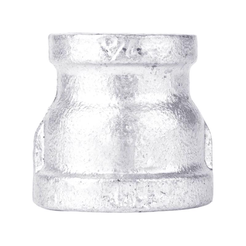 B & K - STZ Industries 3/8 in. FIP each X 1/4 in. D FIP Galvanized Malleable Iron Reducing Coupling - Case of 5