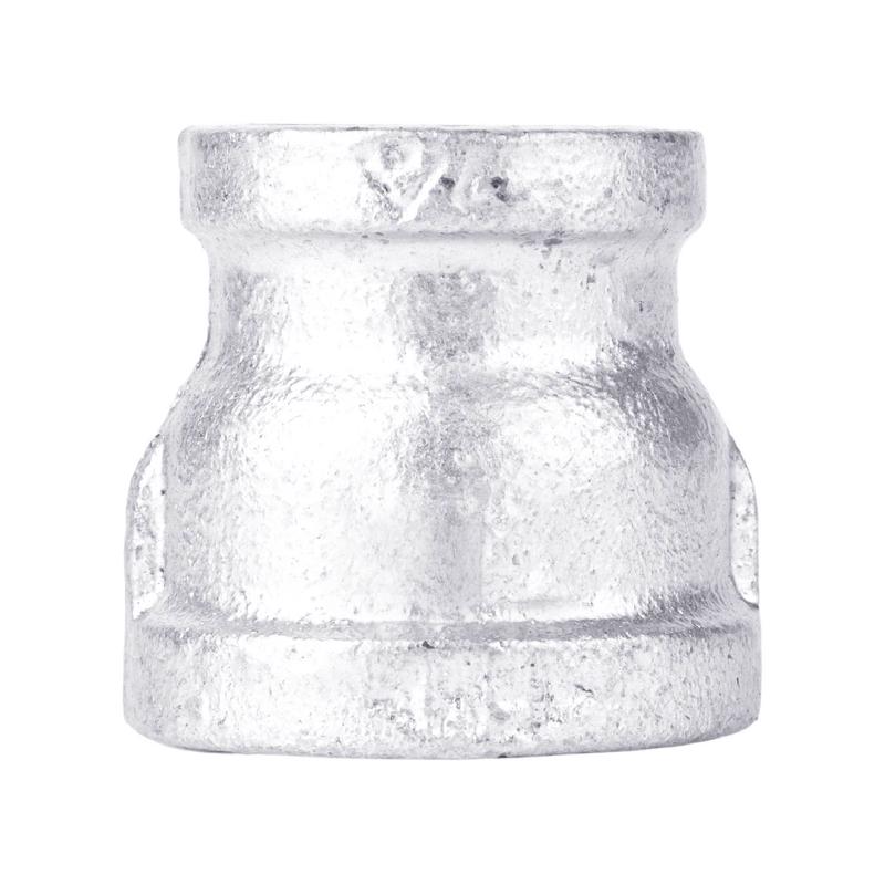 B & K - STZ Industries 1/2 in. FIP each X 3/8 in. D FIP Galvanized Malleable Iron Reducing Coupling - Case of 5