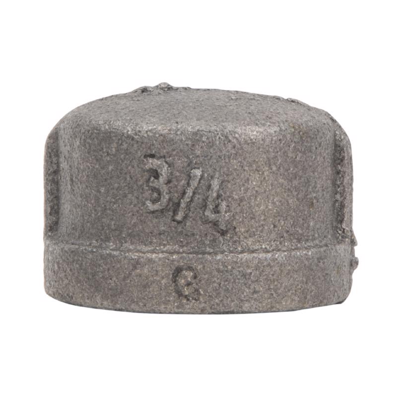 B & K - STZ Industries 3/4 in. FIP each Black Malleable Iron Cap - Case of 5