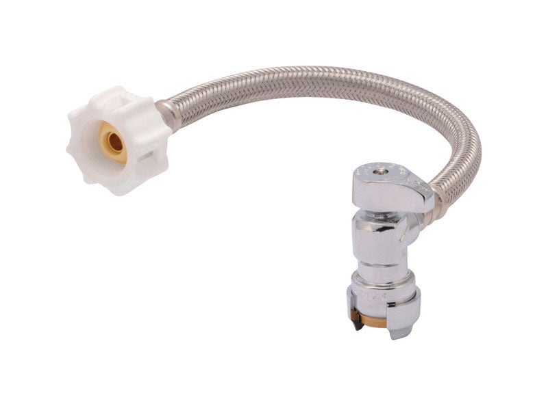 SHARKBITE - SharkBite Click Seal 1/2 in. Push X 7/8 in. D Ballcock 12 in. Brass Toilet Connector
