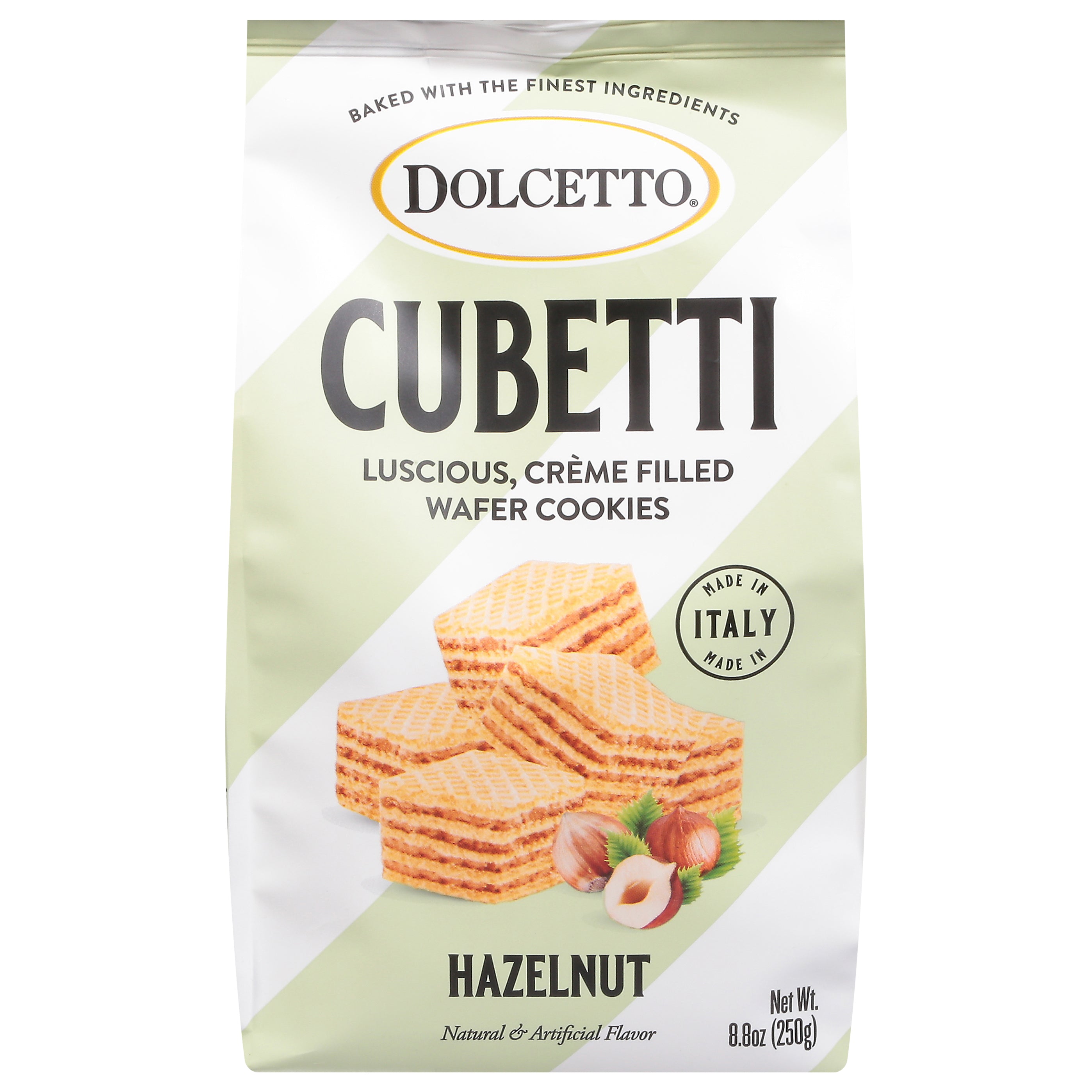 Dolcetto Hazelnut Wafer Cookies 8.8 oz - Case of 10