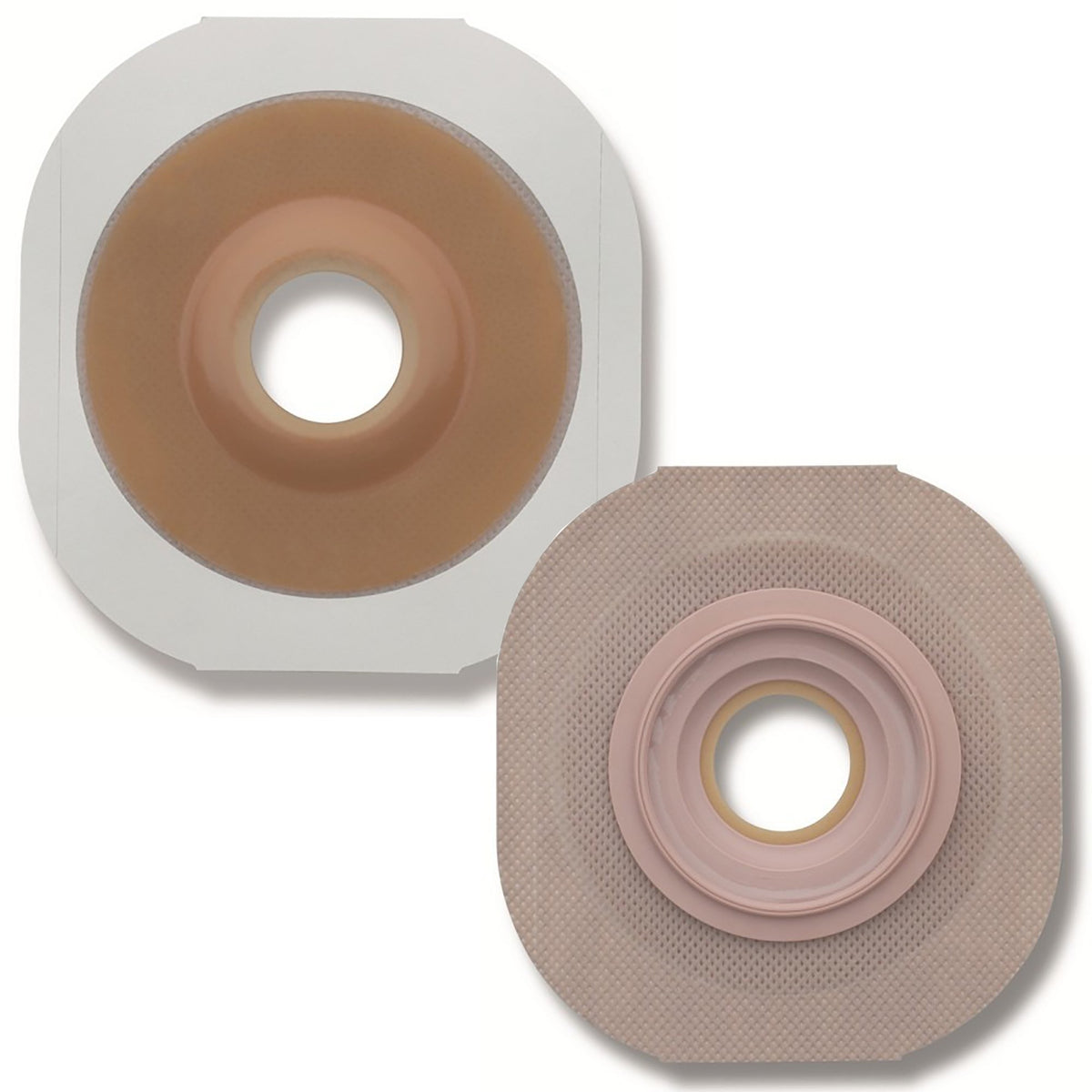 Hollister - Ostomy Barrier FlexTend™ Precut, Extended Wear Adhesive Tape 57 mm Flange Red Code System Hydrocolloid 1-1/4 Inch Opening [5/BX]