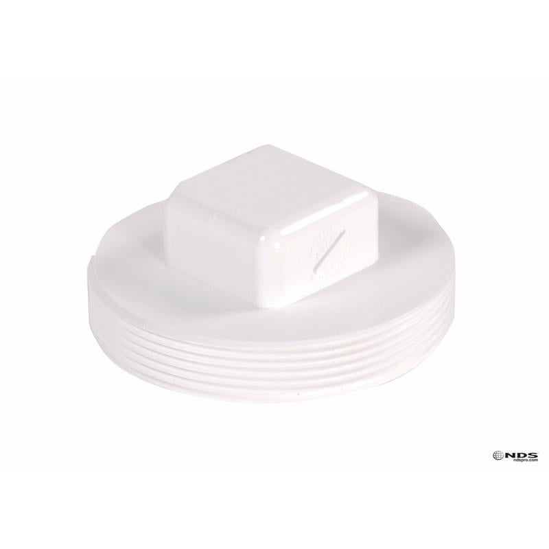 PLASTIC TRENDS - NDS 6 in. MPT each X 6 in. D MPT PVC Plug 1 pk