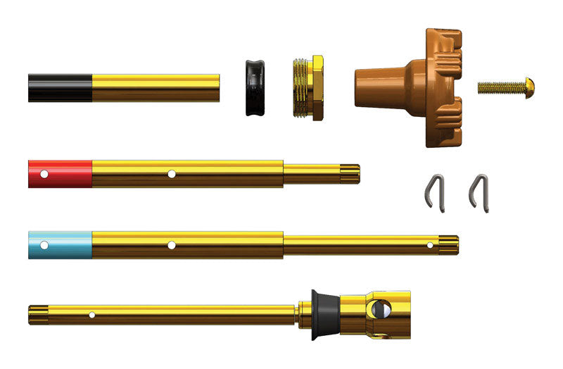 WOODFORD - Woodford 1/2 in. MIP Hose Anti-Siphon Brass Adjustable Operating Rod
