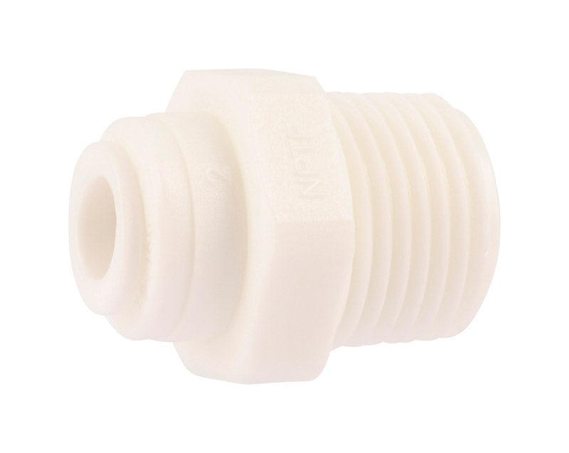 SHARKBITE - SharkBite Push to Connect 1/4 in. 3/8 in. D MNPT Polypropylene Adapter