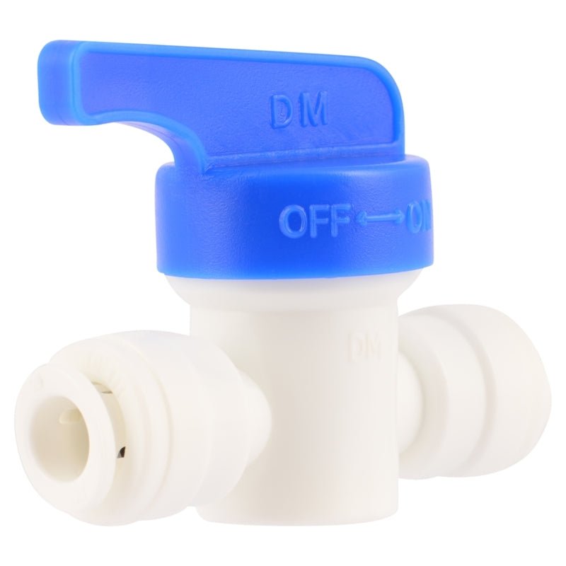 SHARKBITE - SharkBite Push to Connect 1/4 in. PTC X 1/4 in. D PTC Polymer Straight Valve