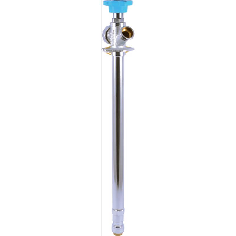 SHARKBITE - SharkBite 1/2 in. Push-Fit X 3/4 in. MHT Anti-Siphon Brass Sillcock [24636LF]