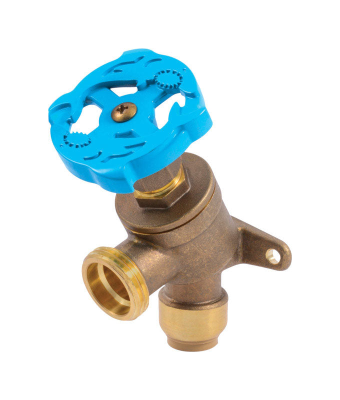 SHARKBITE - SharkBite Push to Connect 1/2 in. MHT X 3/4 in. D MHT Brass Garden Valve