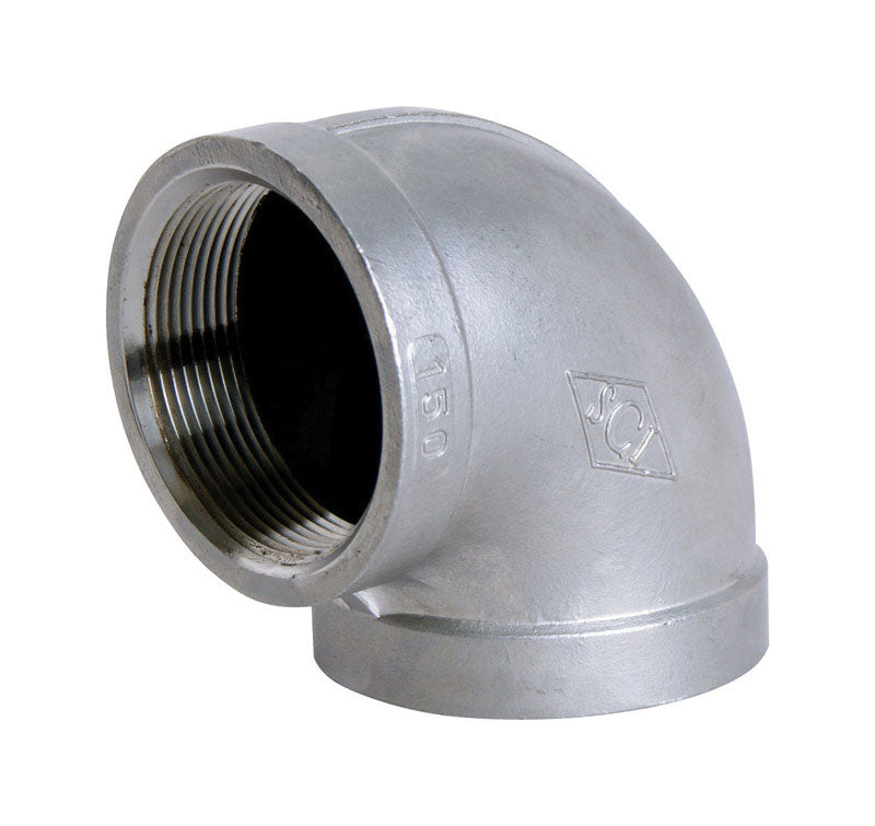SMITH-COOPER - Smith-Cooper 1-1/4 in. FPT X 1-1/4 in. D FPT Stainless Steel 90 Degree Elbow