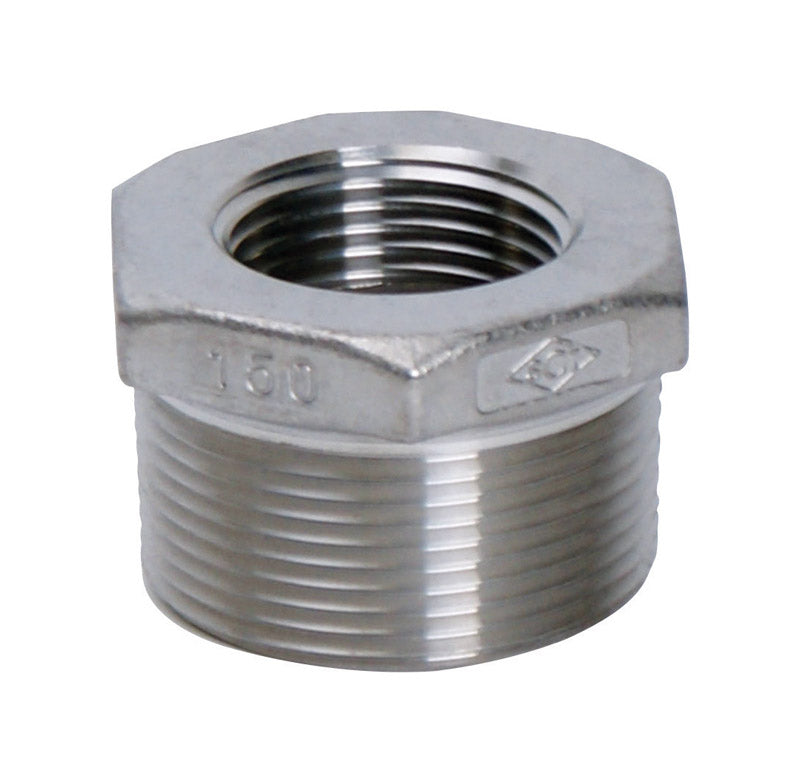 SMITH-COOPER - Smith-Cooper 1-1/4 in. MPT X 1 in. D FPT Stainless Steel Hex Bushing