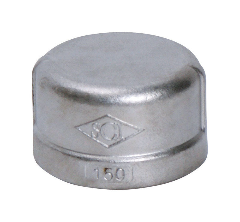 SMITH-COOPER - Smith-Cooper 1 in. FPT X 1 in. D FPT Stainless Steel Cap