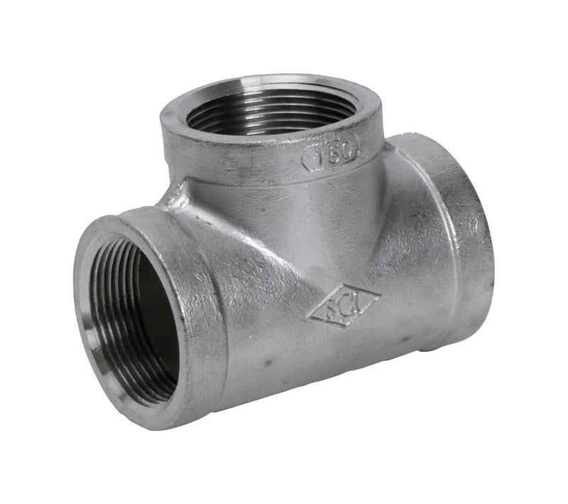 SMITH-COOPER - Smith-Cooper 1 in. FPT X 1 in. D FPT Stainless Steel Tee