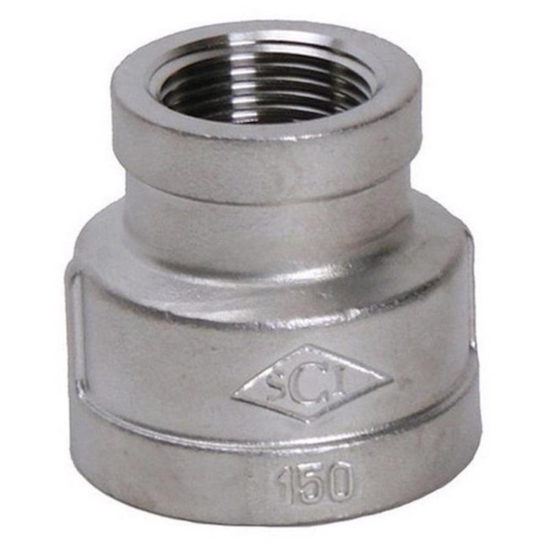 SMITH-COOPER - Smith-Cooper 1 in. FPT X 3/4 in. D FPT Stainless Steel Reducing Coupling
