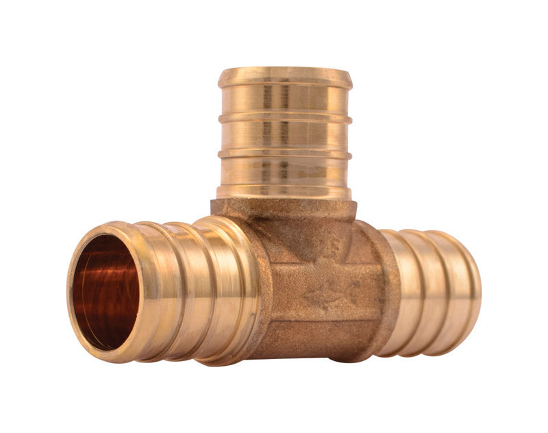 SHARKBITE - SharkBite 3/4 in. Barb X 3/4 in. D Barb Brass Tee