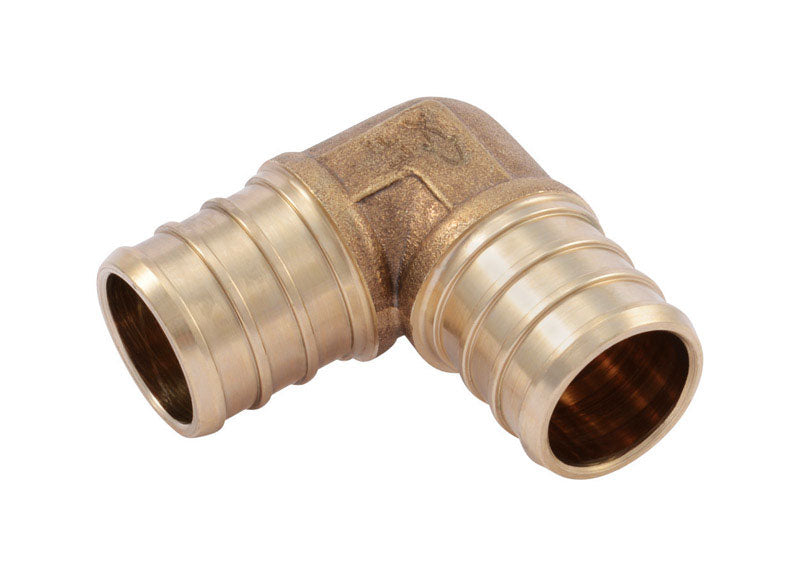 SHARKBITE - SharkBite 3/4 in. Barb X 3/4 in. D Barb Brass 90 Degree Elbow