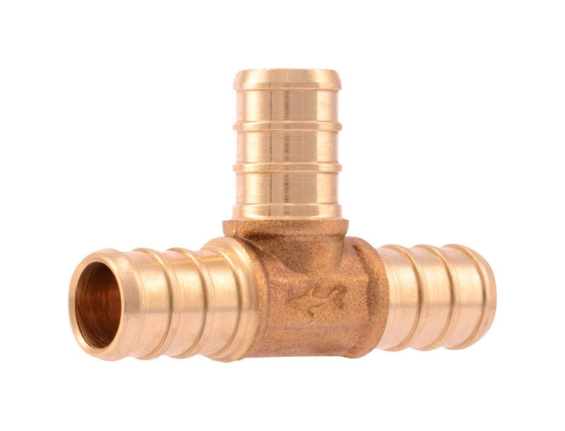 SHARKBITE - SharkBite 1/2 in. Barb X 1/2 in. D Barb Brass Tee