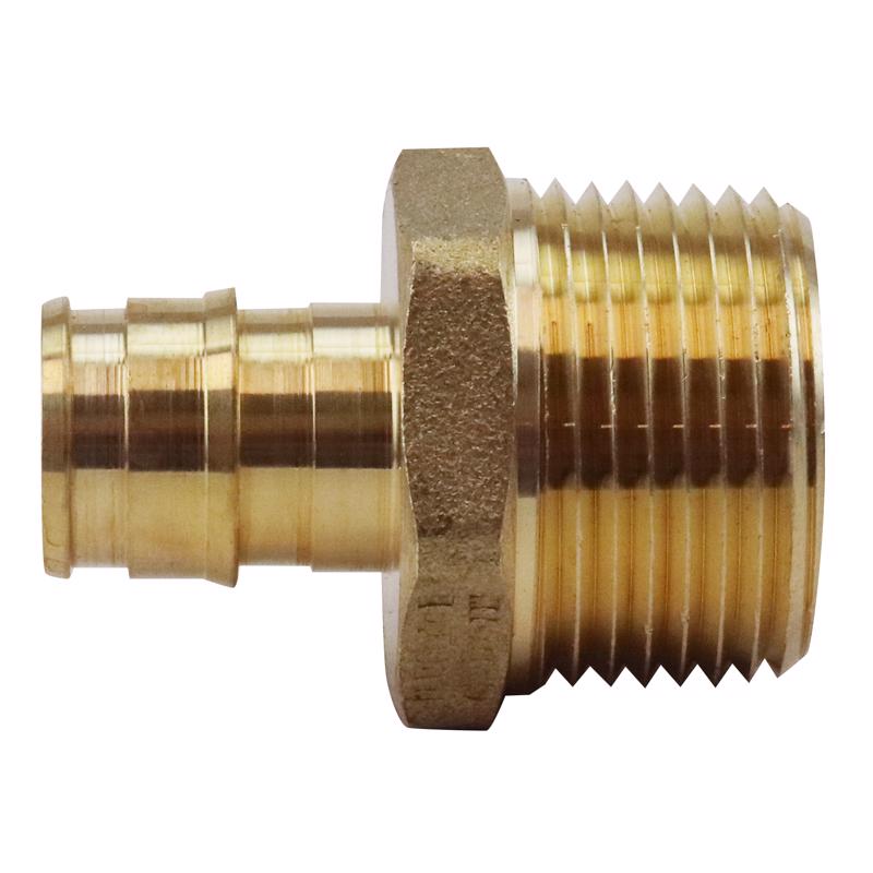 APOLLO - Apollo Expansion PEX / Pex A 1/2 in. Expansion PEX in to X 3/4 in. D MPT Brass Male Adapter
