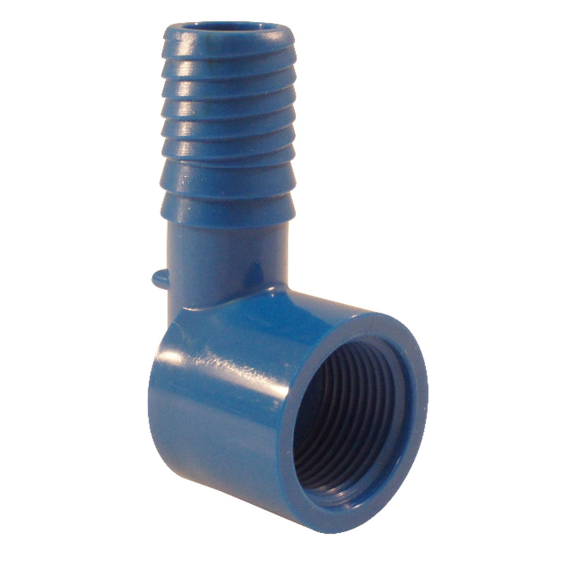 BLUE TWISTER - Apollo Blue Twister 3/4 in. Insert in to X 3/4 in. D FPT Acetal Elbow 1 pk