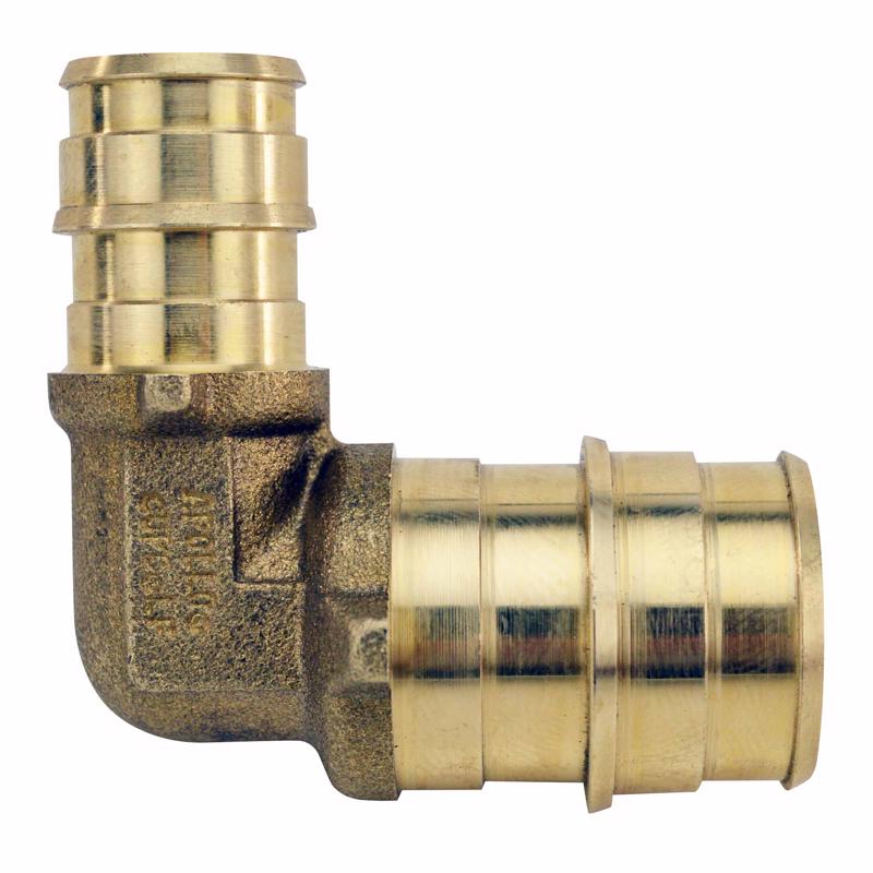APOLLO - Apollo Expansion PEX / Pex A 1/2 in. Expansion PEX in to X 3/4 in. D PEX Brass 90 Degree Elbow