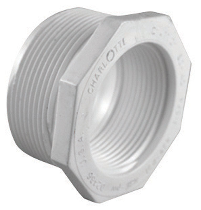 CHARLOTTE PIPE - Charlotte Pipe Schedule 40 2 in. MPT X 1-1/2 in. D FPT PVC Reducing Bushing 1 pk