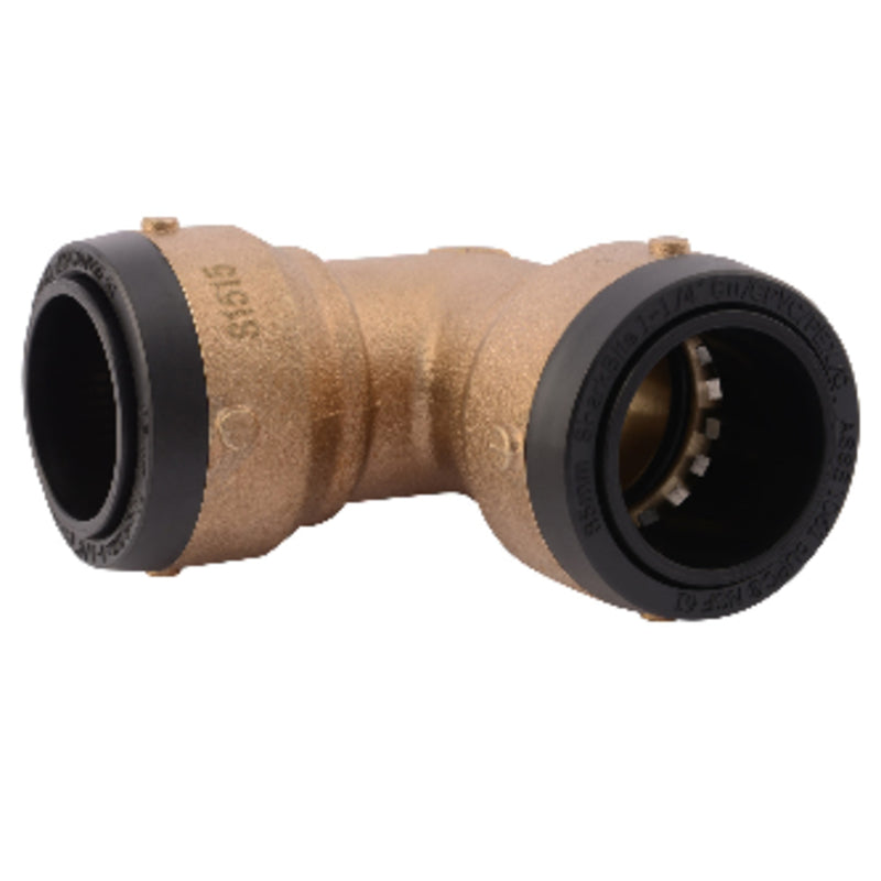 SHARKBITE - SharkBite Push to Connect 1-1/4 in. Brass 90 Degree Elbow