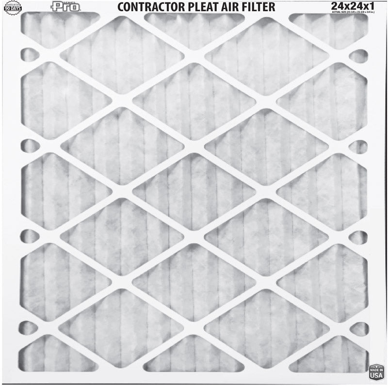 BESTAIR - BestAir 24 in. W X 24 in. H X 1 in. D 8 MERV Pleated Air Filter 1 pk - Case of 12