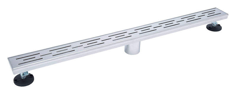 B&K - B&K 2 in. D Chrome Linear Shower Drain [133-001G01]
