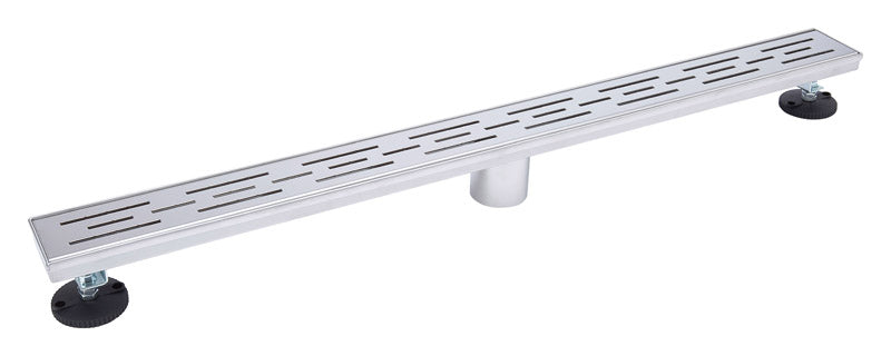 B&K - B&K 2 in. D Nickel Linear Shower Drain [133-008G01]