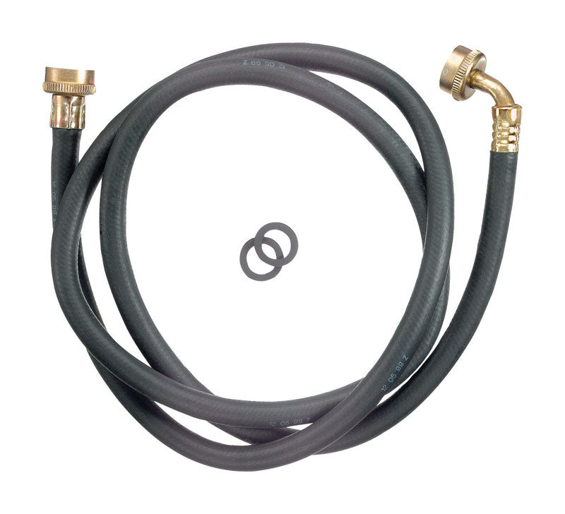 PLUMB PAK - Plumb Pak 3/4 in. FHT X 3/4 in. D FHT 6 ft. Rubber Washing Machine Hose [PP850-6]
