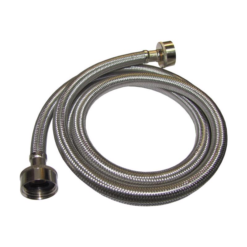PLUMB PAK - Plumb Pak 3/4 in. FHT X 3/4 in. D FHT 5 ft. Stainless Steel Washing Machine Hose
