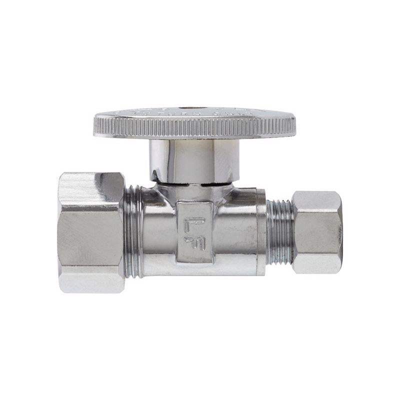PLUMB PAK - Plumb Pak 5/8 in. Compression X 3/8 in. Compression Brass Straight Valve [PP63PCLF]
