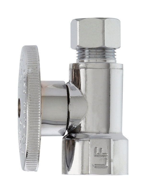 PLUMB PAK - Plumb Pak 1/2 in. FIP X 3/8 in. Compression Brass Straight Valve