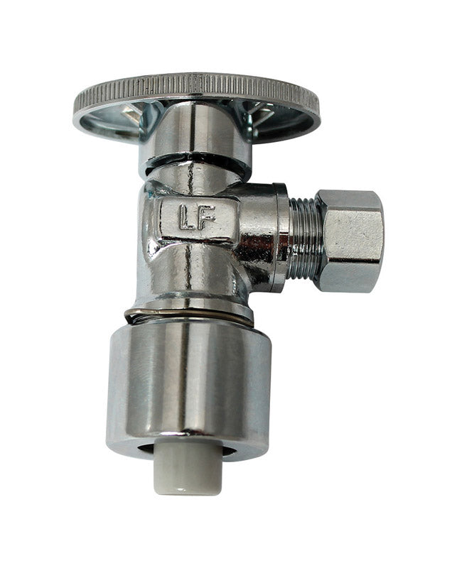 PLUMB PAK - Plumb Pak 5/8 in. Compression X 3/8 in. Compression Brass Angle Valve [PP2622POLF]