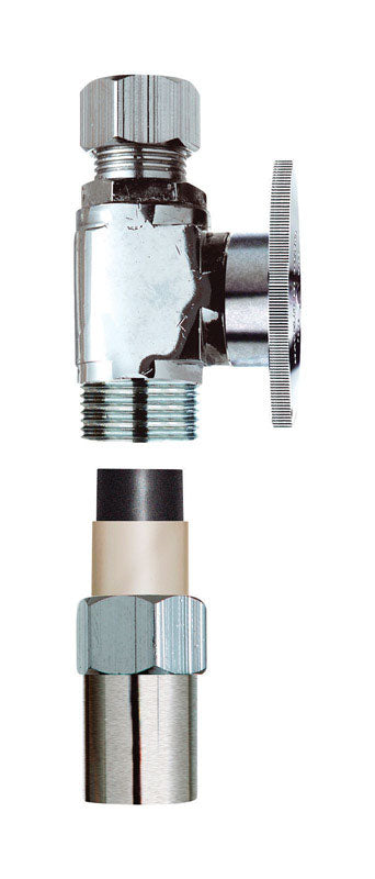 PLUMB PAK - Plumb Pak 1/2 in. Compression X 3/8 in. Compression CPVC Straight Valve