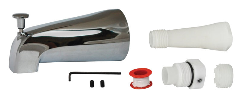 PLUMB PAK - Plumb Pak 1-Handle Chrome Plated Tub Spout [PP825-35]