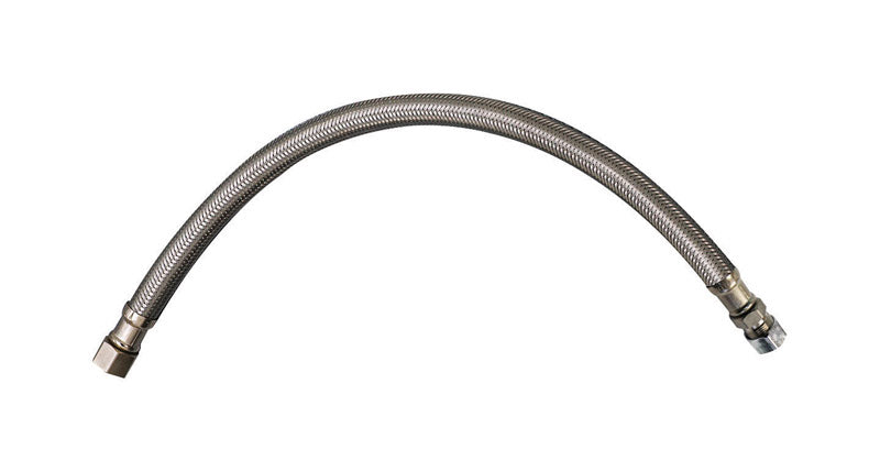 PLUMB PAK - Plumb Pak EZ 3/8 in. Compression X 3/8 in. D Delta Style 20 in. Stainless Steel Faucet Supply Line
