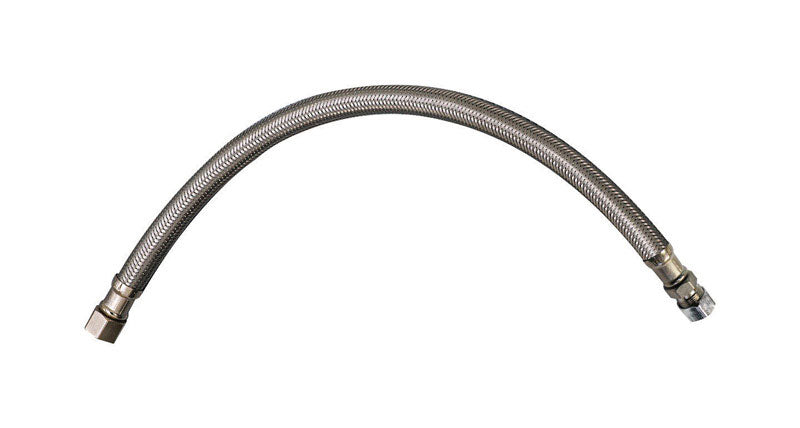 PLUMB PAK - Plumb Pak 3/8 in. Compression X 3/8 in. D Delta Style 12 in. Stainless Steel Faucet Supply Line