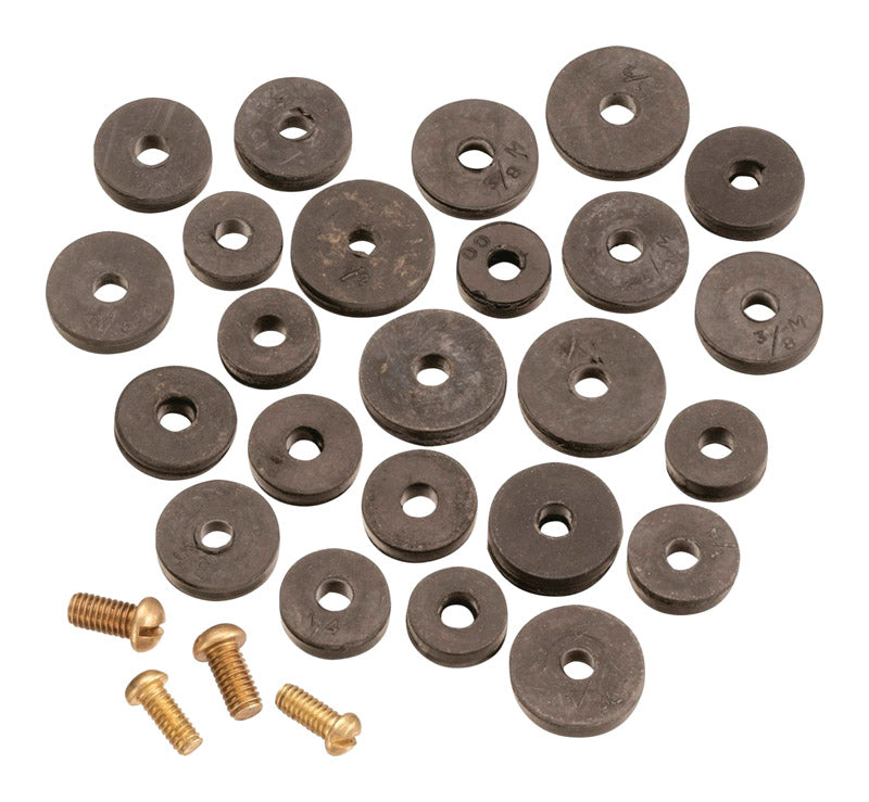 PLUMB PAK - Plumb Pak Assorted in. D Rubber Faucet Washers 20 pk