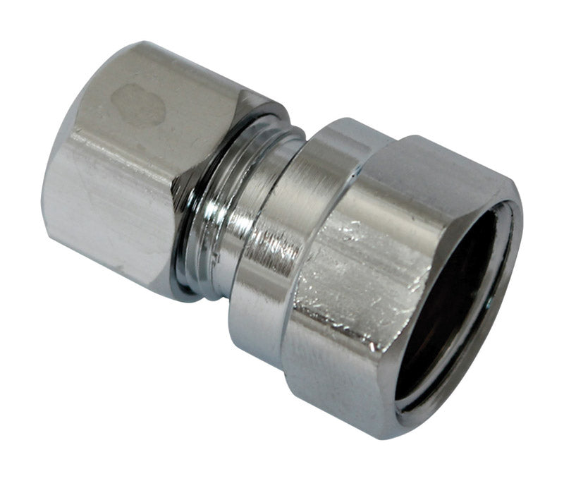 PLUMB PAK - Plumb Pak 3/8 in. FIP X 3/8 in. D Compression Brass Straight Connector