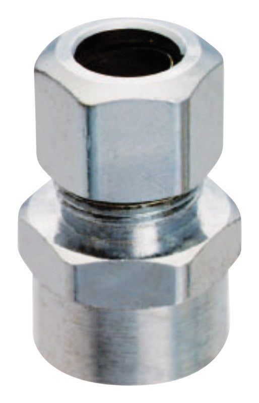 PLUMB PAK - Plumb Pak 1/2 in. Sweat X 3/8 in. D Compression Brass Straight Connector