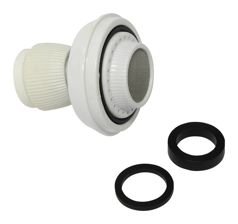 PLUMB PAK - Plumb Pak Dual Thread 15/16 in. x 55/64 in. White Faucet Aerator