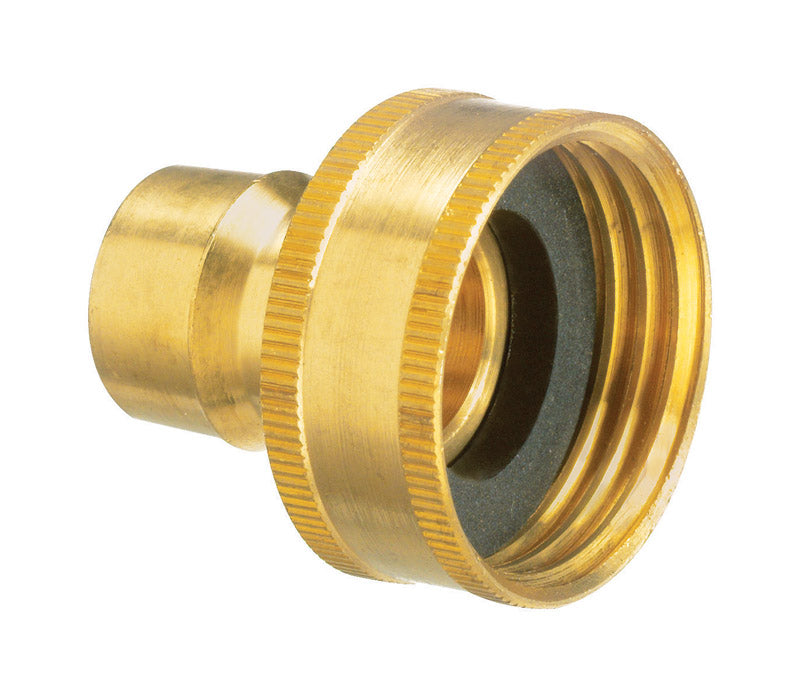 PLUMB PAK - Plumb Pak Brass 3/4 in. D X 3/4 in. D Hose Connector 1 pk