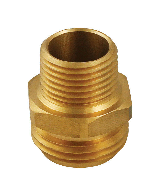 PLUMB PAK - Plumb Pak Brass 1/2 in. D X 3/4 in. D Hose Adapter 1 pk [PP850-50]