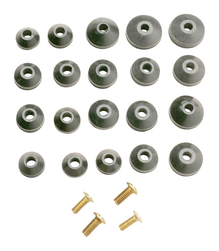 PLUMB PAK - Plumb Pak Rubber Assorted in. Beveled Faucet Washer 20 pk