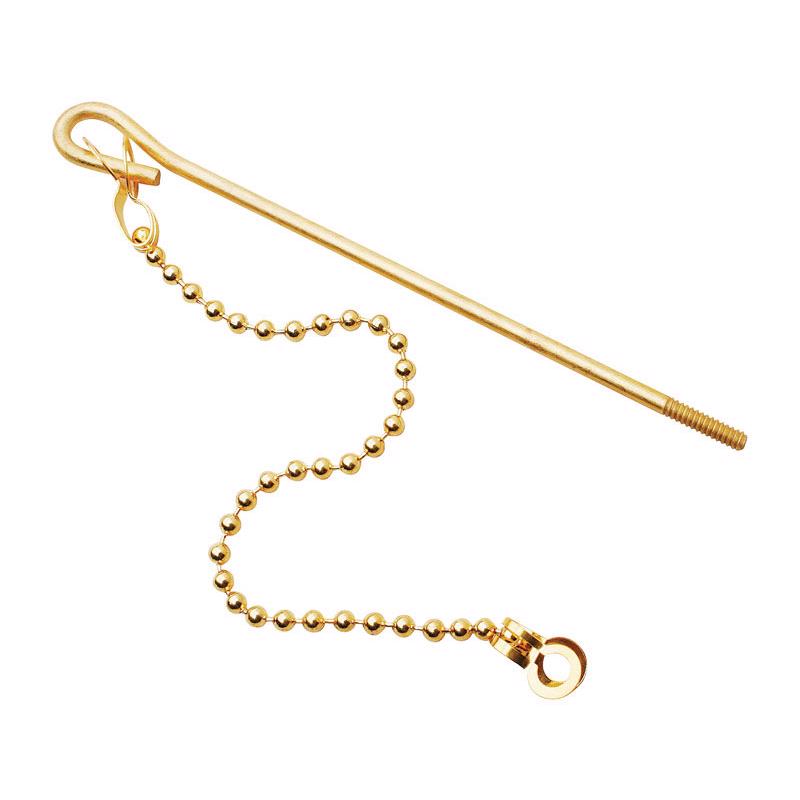 PLUMB PAK - Plumb Pak Lift Wire and Chain Gold Brass For Universal