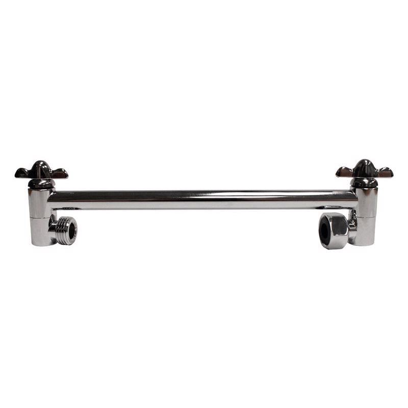 PLUMB PAK - Plumb Pak Chrome Brass 11 in. Adjustable Shower Arm