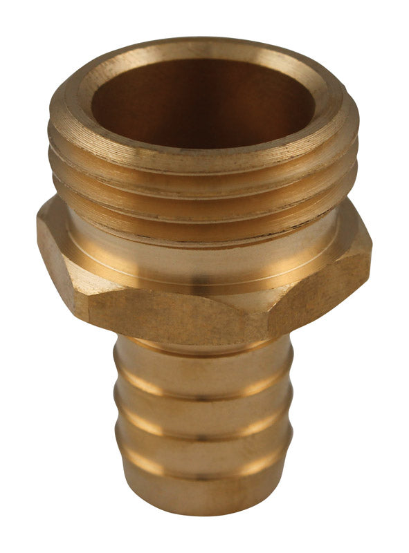 PLUMB PAK - Plumb Pak Brass 5/8 in. D X 3/4 in. D Hose Coupling 1 pk [PP850-80]