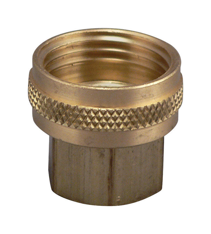 PLUMB PAK - Plumb Pak Brass 1/2 in. D X 3/4 in. D Swivel Hose Adapter 1 pk