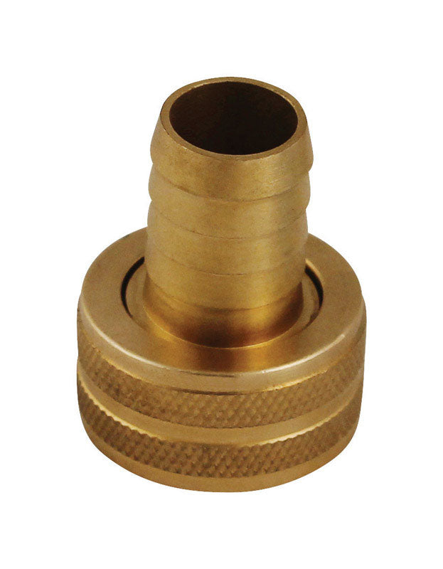 PLUMB PAK - Plumb Pak Brass 5/8 in. D X 3/4 in. D Hose Coupling 1 pk [PP850-81]